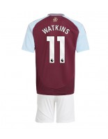 Aston Villa Ollie Watkins #11 Hjemmedraktsett Barn 2024-25 Korte ermer (+ bukser)